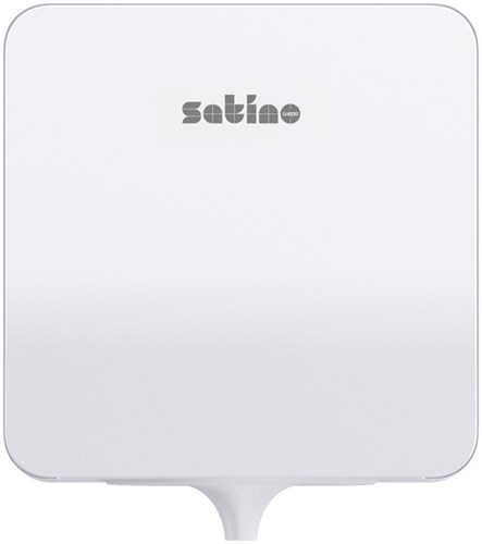 Poetspapierdispenser Satino CF1 Hyginity Plus medium wit 333416-2