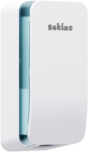 Zeepdispenser Hyginity Clean&Care sensor 1000ml wit met contactloze bediening zwart 118 x 280mm