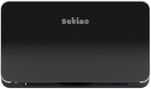 Handdoekdispenser Satino PT3 Hyginity XS zwart 333429-2