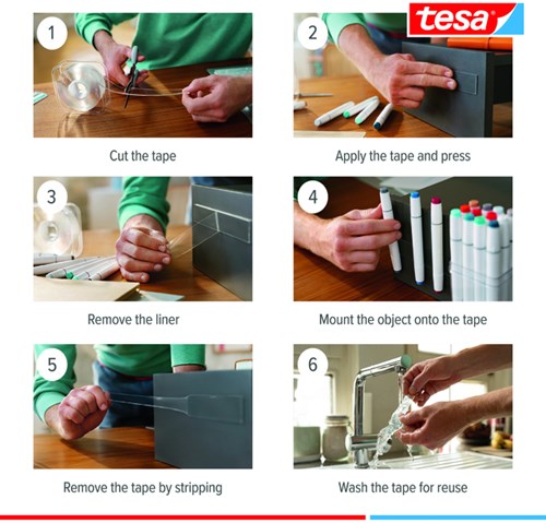 Dubbelzijdig plakband tesa Nano  30mmx3m-3