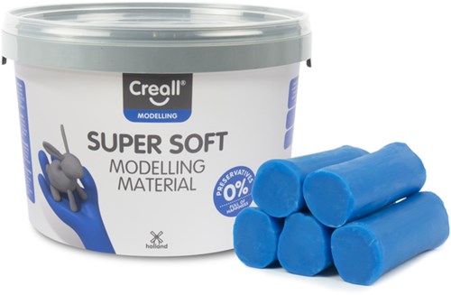Klei Creall supersoft blauw 1750gram