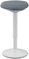 Leitz Ergo actieve Zit/Sta kruk met comfortzitting lichtgrijs