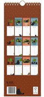 Verjaardagskalender Lannoo 130x325 Cats-3