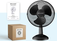 Tafelventilator BRASQ F400 Ø 30cm zwart-2