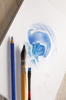 Tekenblok A4 gekorreld 20 vel 250gr Clairfontaine Paint On-2