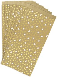 Cadeauzakje Clairfontaine 16x30x5cm kraft harten 50 stuks