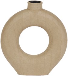 Figuur Décopatch vaas ring 21x21x23cm