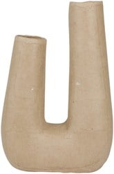Figuur Décopatch dubbele vaas 16.5x7x25cm