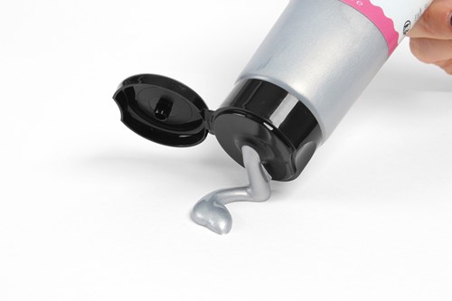 Acrylverf Qrea 120 ml zilver zijdeglans groen-2