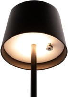 Tafellamp Securit MonteCarlo LED oplaadbaar dimbaar zwart-3