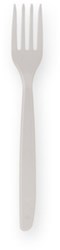Vork IEZZY herbruikbaar PP 185mm 50 stuks wit