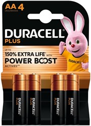 AA batterijen Duracell Plus Powerboost 4 stuks