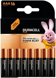 Duracell Plus Powerboost AAA batterijen 16x