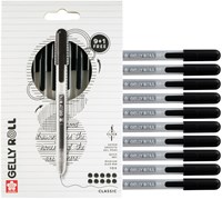 Gelschrijver Sakura Gelly Roll Classic 08 klikfunctie set à 10 stuks zwart-1