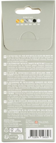 Gelschrijver Sakura Gelly Roll Special 08 klikfunctie set à 6 kleuren-3