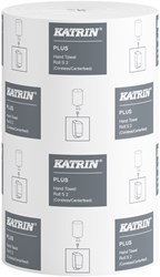 Poetspapier Katrin Plus klein 2-laags 240 vel wit 97494 12 rollen