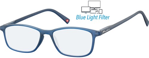 Blauw licht bril Montana +0.00 dpt blauw licht filter Stuk