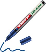 Lakmarker edding 51 EcoLine blauw permanent 1-2mm 10 stuks-2