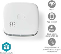 Rookmelder Nedis Smartlife Wifi 10 jaar sensor wit-5