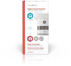 Rookmelder Nedis Zigbee 3.0 Wifi Compact Wit Stuk 43 x 43 mm