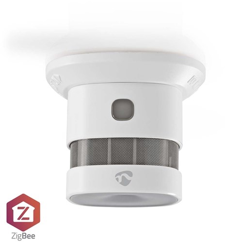 Rookmelder Nedis Zigbee 3.0 Wifi Compact Wit Stuk 43 x 43 mm-3