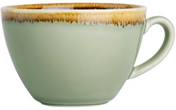 Cappuccinokopje Olympia Kiln 340ml mosgroen 6 stuks