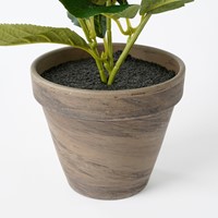 Kunstplant Mica Hortensia in pot groen Ø35 40cm-3