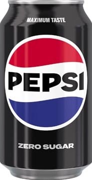 Pepsi Zero Sugar frisdrank  blik van 33 cl  pak van 24 stuks