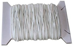 Hoedenelastiek wit 10 meter