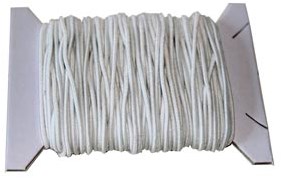 Hoedenelastiek wit 10 meter