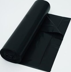 120 liter vuilniszakken 37 micron 70 x 110 cm zwart rol van 25 stuks