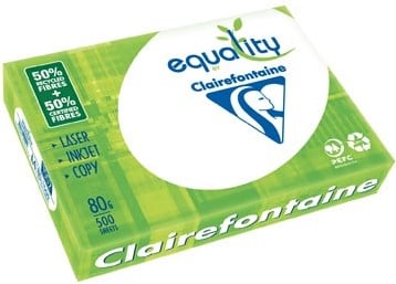 Printpapier Clairefontaine equality A4 80g pak van 500 vel