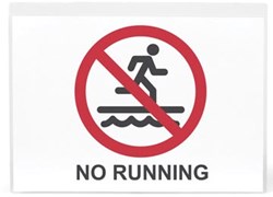 3L zelfklevende waterresistente tas, geschikt voor ft A3, transparant, pak van 5 stuks