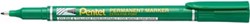 Pentel permanente marker NF450-D groen