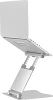 Desq telescopische laptopstandaard voor laptops tot 17 inch zilver-3