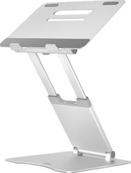 Desq telescopische laptopstandaard voor laptops tot 17 inch zilver