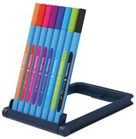 Schneider balpen Slider Edge, extra breed, geassorteerde kleuren, opstelbare doos met 8 stuks-2