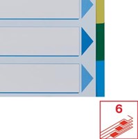 Esselte tabbladen 6 tabs-1