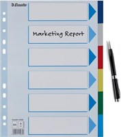 Esselte tabbladen 6 tabs-2