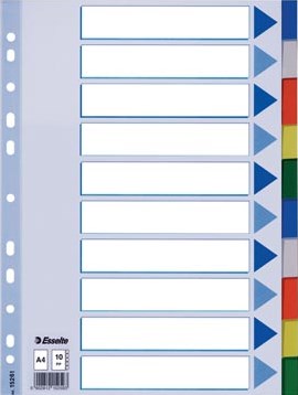 Esselte tabbladen 10 tabs
