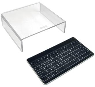 Monitorstandaard Monitorverhoger Desq Transparant Vaste Hoogte 7cm-2