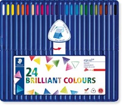 Staedtler driehoekig kleurpotlood Ergosoft 24 potloden