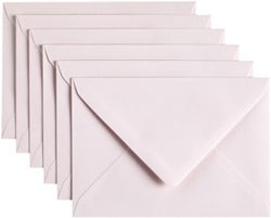 Envelop C6 114x162mm Lichtroze