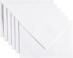 Envelop C6 114x162mm Kraft wit