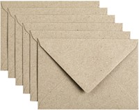Envelop C6 114x162mm Kraft grijs