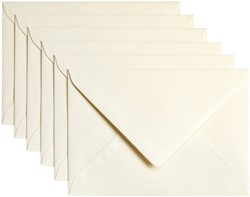 Envelop C6 114x162mm Ivoor