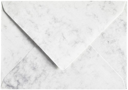 Envelop C6 114x162mm Marble grijs-2