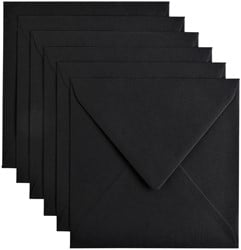 Envelop 140x140mm Ravenzwart