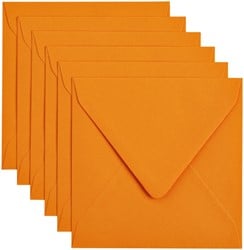 Envelop 140x140mm Oranje