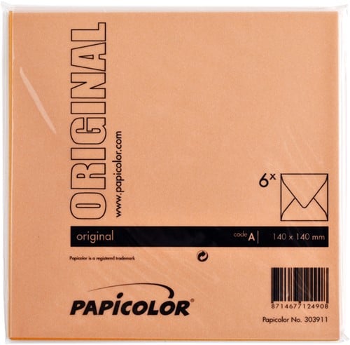 Envelop 140x140mm Oranje-3
